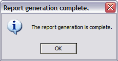 Report Generation Complete